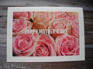 Flower market Roses, Mother's Day card