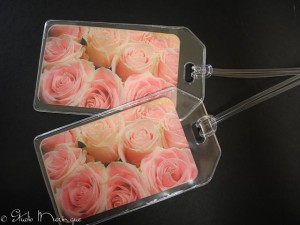 Rose Luggage Tag