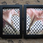 Framed 4 x 6 Amaryllis Hearts